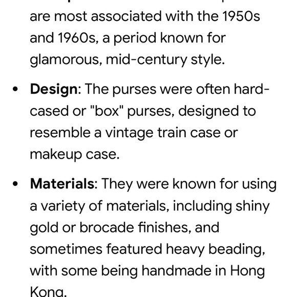 Vintage DELILL Tapestry Train-Case/Box Purse Made in Italy, 1950s/1960s - Picture 11 of 12